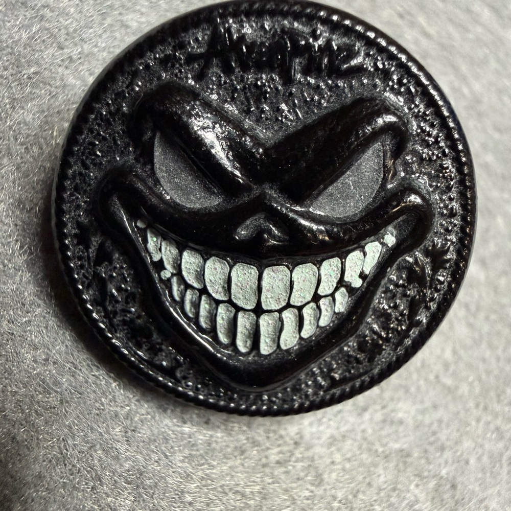 Glow in the Dark 3D Enamel Pin – Designed by AkrenCapz